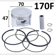 Поршень 70 мм для двигателя 170F комплект (FMS-01351)