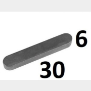 Шпонка 6x6x30 мм коленвала для двигателя 177F/188F (FMS-01335)