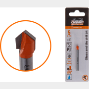 Сверло по стеклу и плитке твердосплавное копьевидное 5x51 мм GEPARD (GP2082-05)