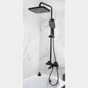 Душевая стойка ECONOCE серия 810 черный (EC0812BL)