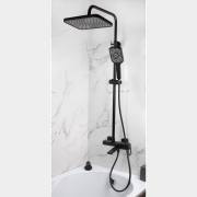 Душевая стойка ECONOCE серия 810 черный (EC0812BL)