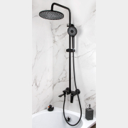 Душевая стойка ECONOCE серия 800 черный (EC0802BL)