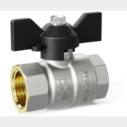 Кран шаровый 1 1/4" внутренняя резьба бабочка PN 25 LD (LD.47.111.1.32.M02)