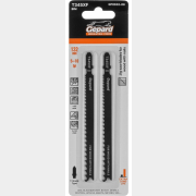 Пилка для электролобзика 132х105 мм GEPARD по дереву с гвоздями T345XF 2 штуки (GP0632-08) 