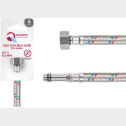 Гибкая подводка для воды SUS иголка м10 длинная - гайка 1/2" ECONOCE 60 см (EC022060)