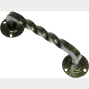 Ручка дверная скоба 100 мм STARFIX Декор 3 черный матовый (SMP-40131-1)