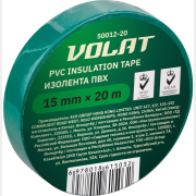 Изолента ПВХ 15 мм 20 м ВОЛАТ зеленая (50012-20)