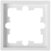 Рамка BYLECTRICA Carre белая (ЮЛИГ.735212.591)