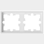 Рамка двухместная BYLECTRICA Carre белая (ЮЛИГ.735212.592)