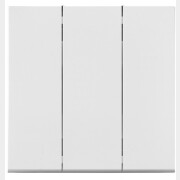 Выключатель трехклавишный скрытый BYLECTRICA Carre белый (С5 10-3605)