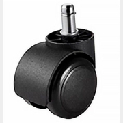Колесо мебельное STARFIX d50 мм со штырем черный (SMF-19680)