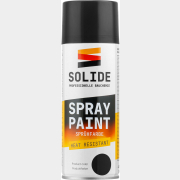 Краска-эмаль аэрозольная термостойкая черный SOLIDE 400 мл (SL-67505-1)