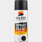 Краска-эмаль аэрозольная термостойкая черный SOLIDE 400 мл (SL-67505-1)