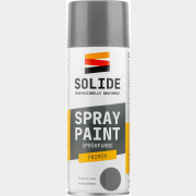 Грунтовка аэрозольная антикоррозийная серый SOLIDE 400 мл (SL-36883-1)