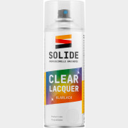 Лак аэрозольный декоративный бесцветный SOLIDE 400 мл (SL-77068-1)