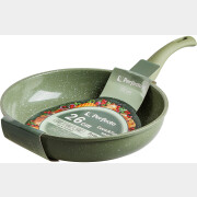 Сковорода алюминиевая 26 см PERFECTO LINEA Cook&Fun природный зелёный (55-265813)