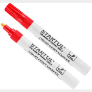 Маркер перманентный на основе жидкой краски STARTUL Profi красный (ST4360-03)
