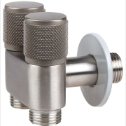 Кран вентильный угловой 1/2" AV ENGINEERING нержавеющая сталь (AVE258001)