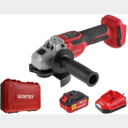 Шлифмашина угловая аккумуляторная WORTEX CAG 1812-2 SE XLT SET (1334919)