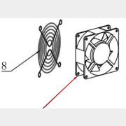 Вентилятор для сварочного аппарата Altena S2000 (101326-9)