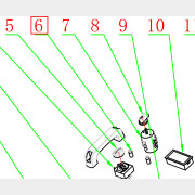 Индикатор контрольный желтый для зарядного автомобильного устройства Solaris St-652 (ST-652-06Y)