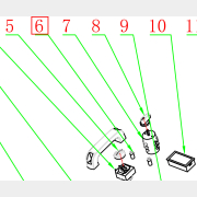 Индикатор контрольный желтый для зарядного автомобильного устройства Solaris St-652 (ST-652-06Y)