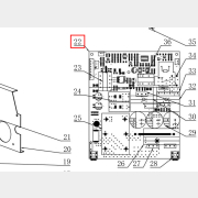 Основная плата для сварочного аппарата Altena S2000 (101326-22)
