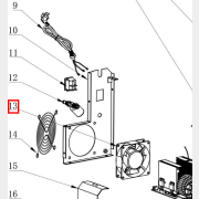 Вентилятор для сварочного аппарата Altena S2200 (101327-13)