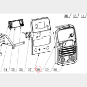 Передняя панель для сварочного аппарата Altena S2200 (101327-28)