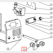 Сварочный разъем для сварочного аппарата Altena S2000 (101326-11)