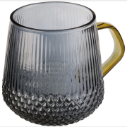 Кружка стеклянная PERFECTO LINEA Sonata Golden 400 мл (30-004002)
