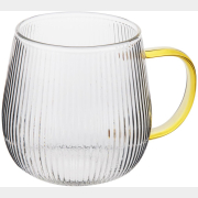 Кружка стеклянная PERFECTO LINEA Aria Golden 400 мл (30-004001)