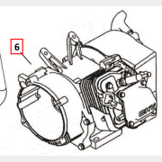 Двигатель для генератора Eco Pe-9001E3Fp, Pe-9001Es (01.06.KM190FD-009-H21A)