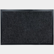 Коврик придверный влаговпитывающий ребристый ВОРТЕКС Trip 50х80 см серый (24192)
