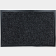 Коврик придверный влаговпитывающий ребристый ВОРТЕКС Trip 50х80 см серый (24192)