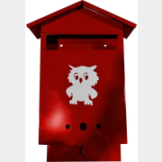 Ящик почтовый АГРОСНАБ Домик с замком 350х280х60 бордовый (00-00001047)