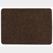 Коврик придверный влаговпитывающий ребристый VORTEX Slim 50×80 см коричневый (24387)