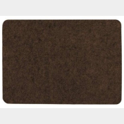Коврик придверный влаговпитывающий ребристый VORTEX Slim 50×80 см коричневый (24387)