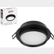 Светильник точечный встраиваемый GX53 15 Вт LEIDEN ELECTRIC черный (807105)