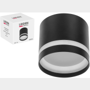 Светильник точечный накладной GX53 15 Вт LEIDEN ELECTRIC черный (807110)