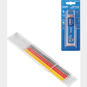Набор стержней графитовых для карандаша EXPERT STARTUL серый, желтый, красный 6 штук (SE3211-02)