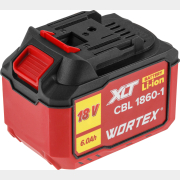 Аккумулятор 18 В 6 Ач Li-ion WORTEX CBL 1860-1 XLT (2329084)