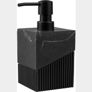 Дозатор для жидкого мыла PERFECTO LINEA Element Marble черный (35-618601)