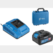 Комплект аккумулятор 18В 4Ач и зарядное устройство BULL XLTpro SET (2329061)