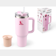 Термокружка c трубочкой PERFECTO LINEA Styley delicate rose 1,18 л (27-120011)