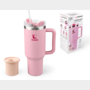 Термокружка c трубочкой PERFECTO LINEA Styley honey peach 1,18 л (27-120013)