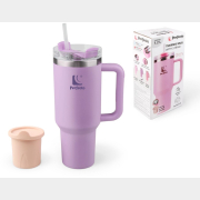 Термокружка c трубочкой PERFECTO LINEA Styley blooming lilac 1,18 л (27-120012)