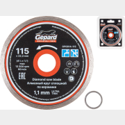Круг алмазный 115х22 мм сплошной GEPARD по керамике (GP0814-115)