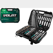 Набор инструментов 1/4", 3/8", 1/2" 6 граней 216 предметов ВОЛАТ (18570-216)