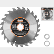 Диск пильный 210х30/20/16 мм 24 зуба GEPARD (GP0903-24)